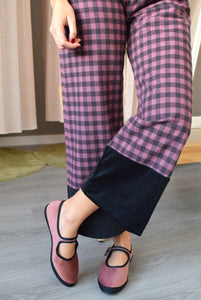 PANTALONES BICOLOR VICHY 