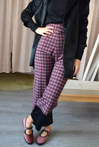PANTALONES BICOLOR VICHY 