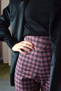 PANTALONES BICOLOR VICHY 
