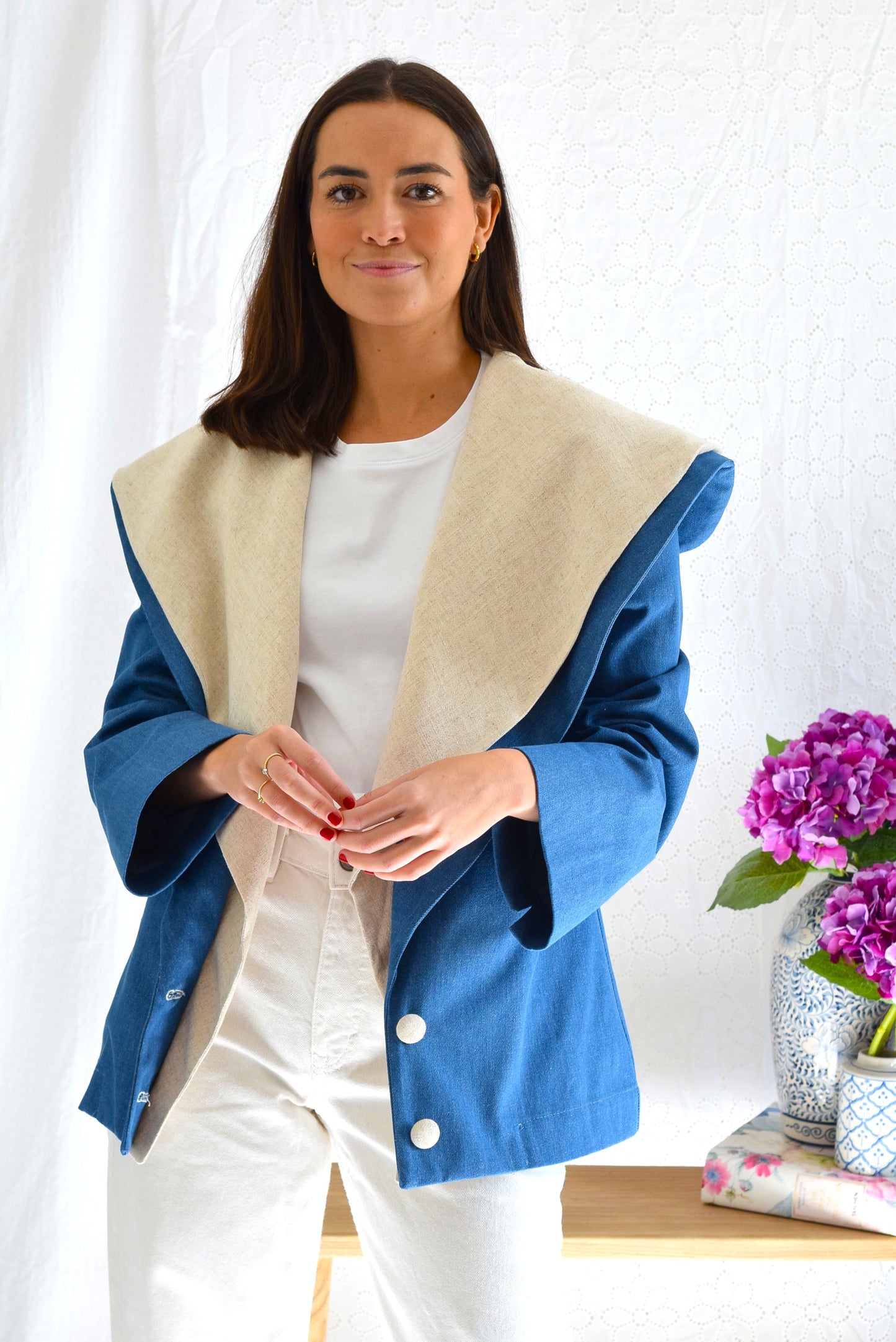 CHAQUETA JULIETA - VAQUERA Y BEIGE