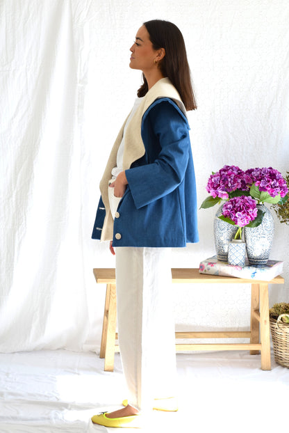 CHAQUETA JULIETA - VAQUERA Y BEIGE