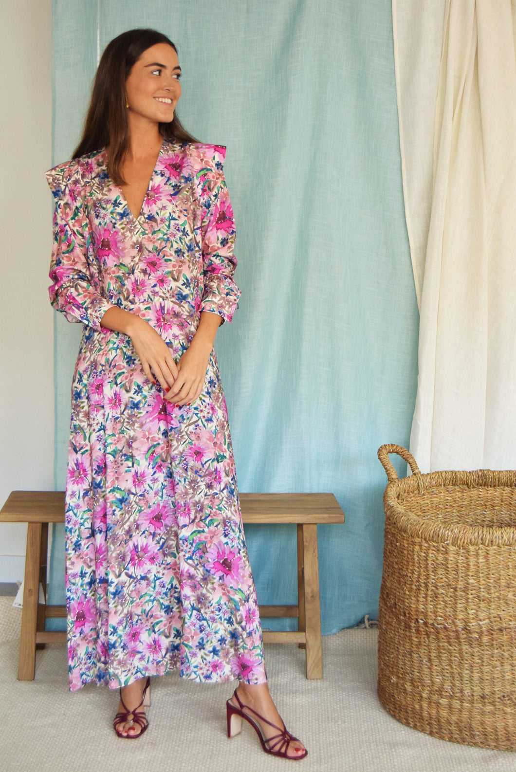 VESTIDO CARLOTA - FLORES -
