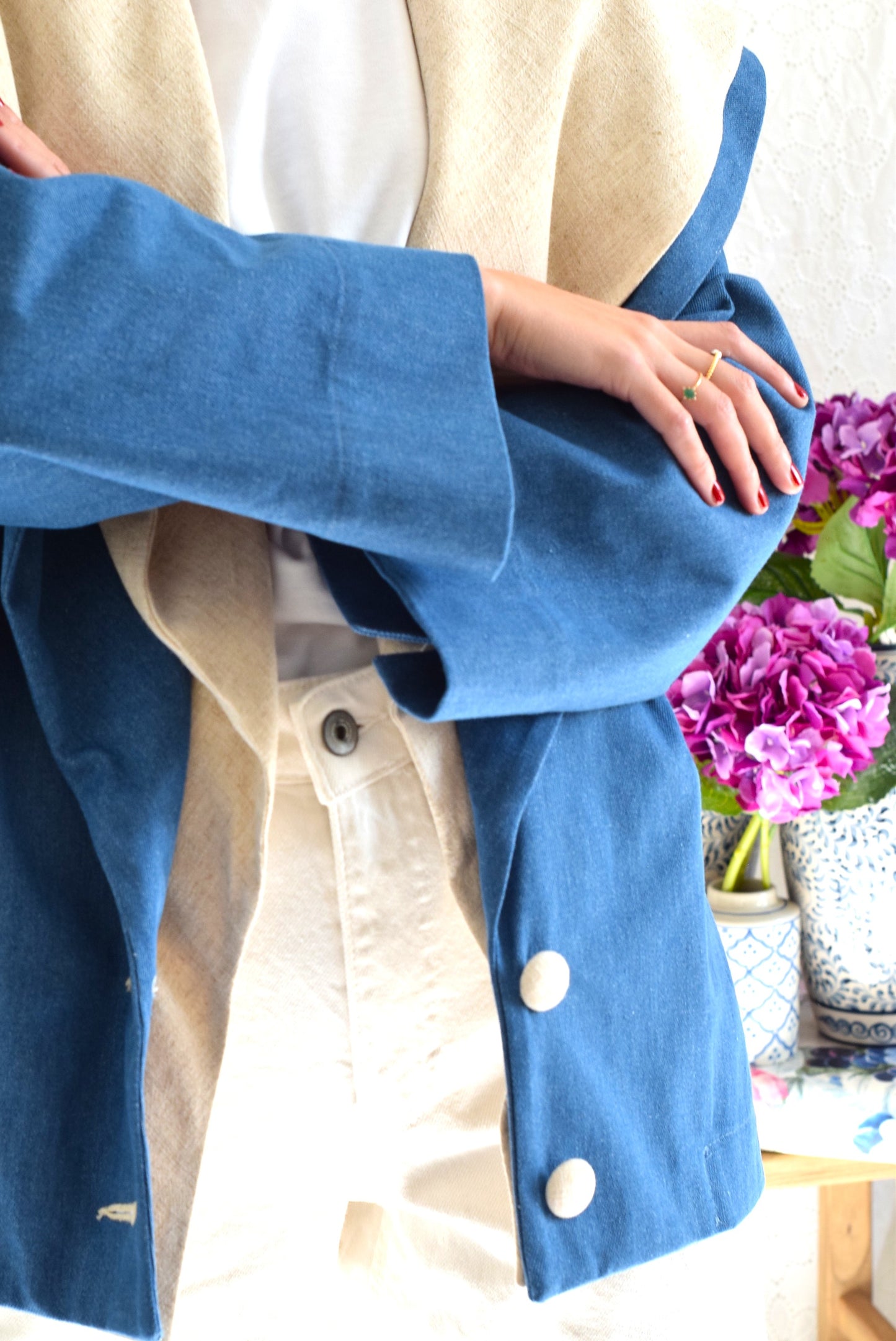 CHAQUETA JULIETA - VAQUERA Y BEIGE