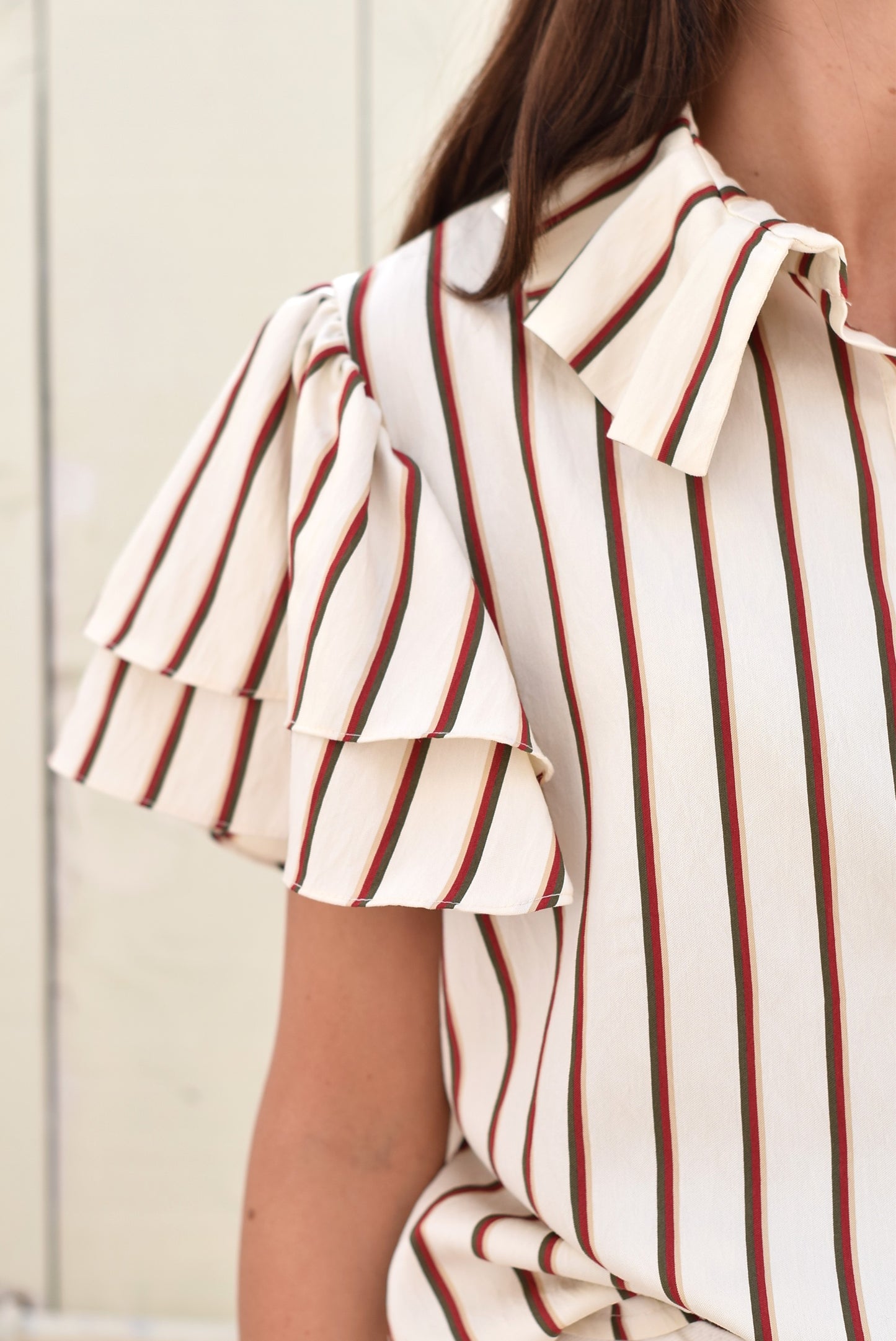 BLUSA CATALINA - RAYAS CRUDAS - PREORDER 20 JUNIO