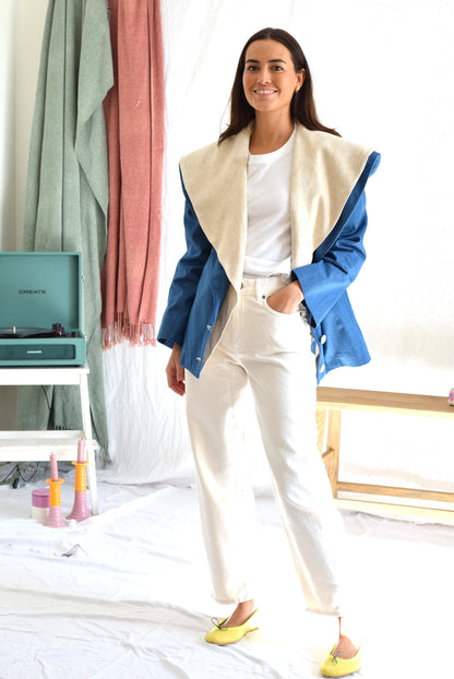 CHAQUETA JULIETA - VAQUERA Y BEIGE