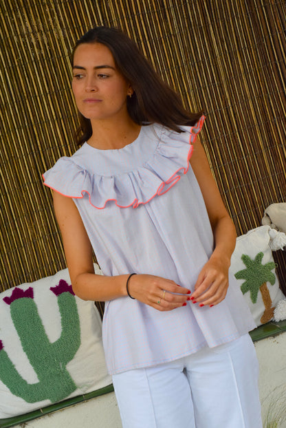 BLUSA  CONSTANZA - AZUL