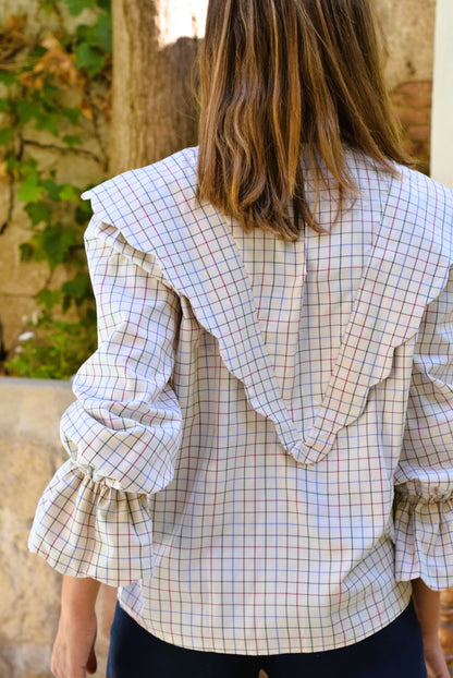 BLUSA LOLA - CUADRO AZUL