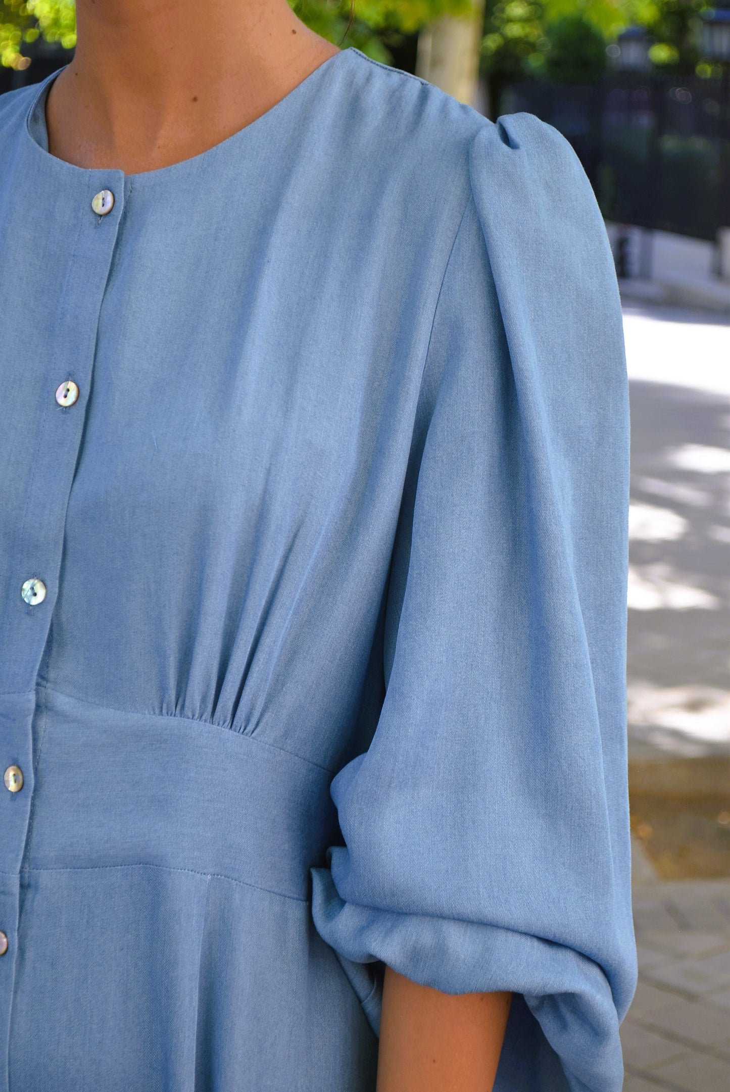 VESTIDO JIMENA - VAQUERO CLARO -
