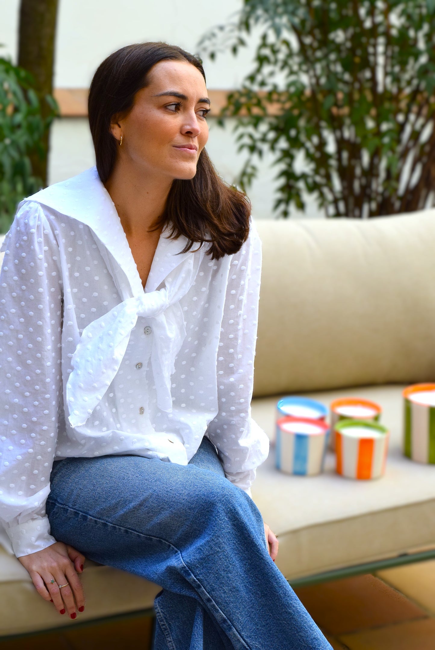 BLUSA LUCÍA - BODOQUES BLANCA -