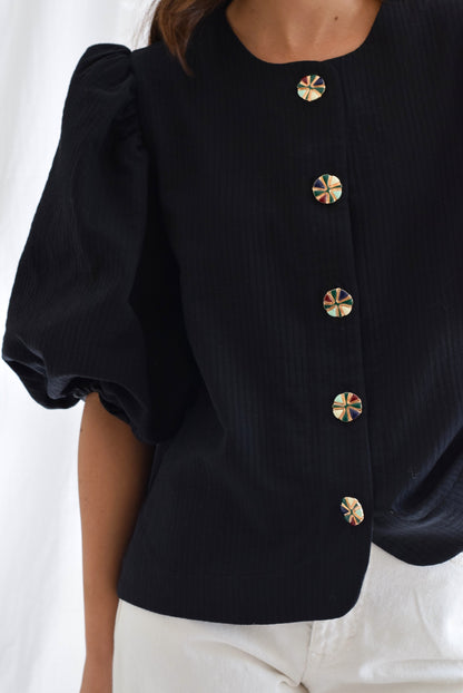 BLUSA HILDA - NEGRA -