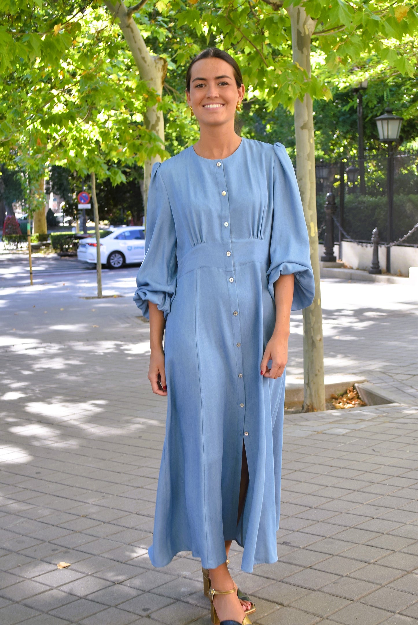 VESTIDO JIMENA - VAQUERO CLARO -