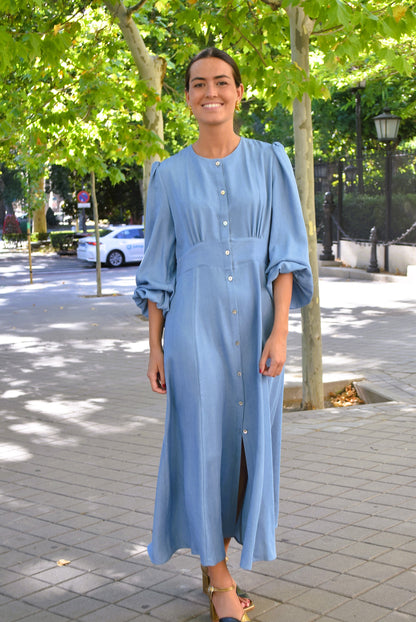 VESTIDO JIMENA - VAQUERO CLARO -