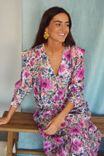 Cargar imagen en el visor de la galería, VESTIDO CARLOTA - FLORES -
