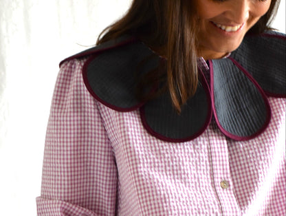 BLUSA PIA - VICHY ROSA - PREORDER 28 FEBRERO