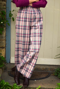 PANTALONES LUCÍA - ESCOCÉS ROSA -