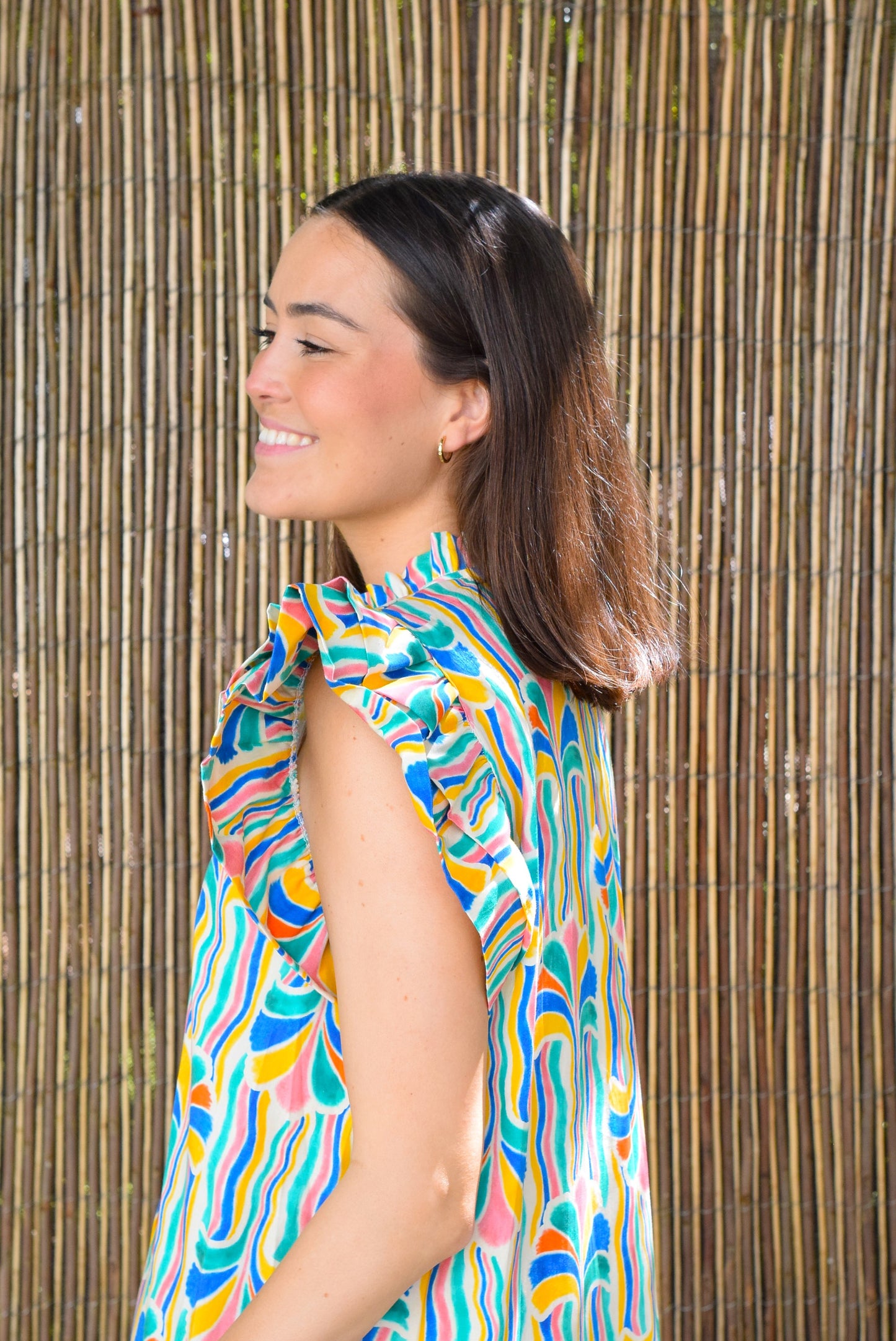 VESTIDO CASILDA - PALMERAS COLORES