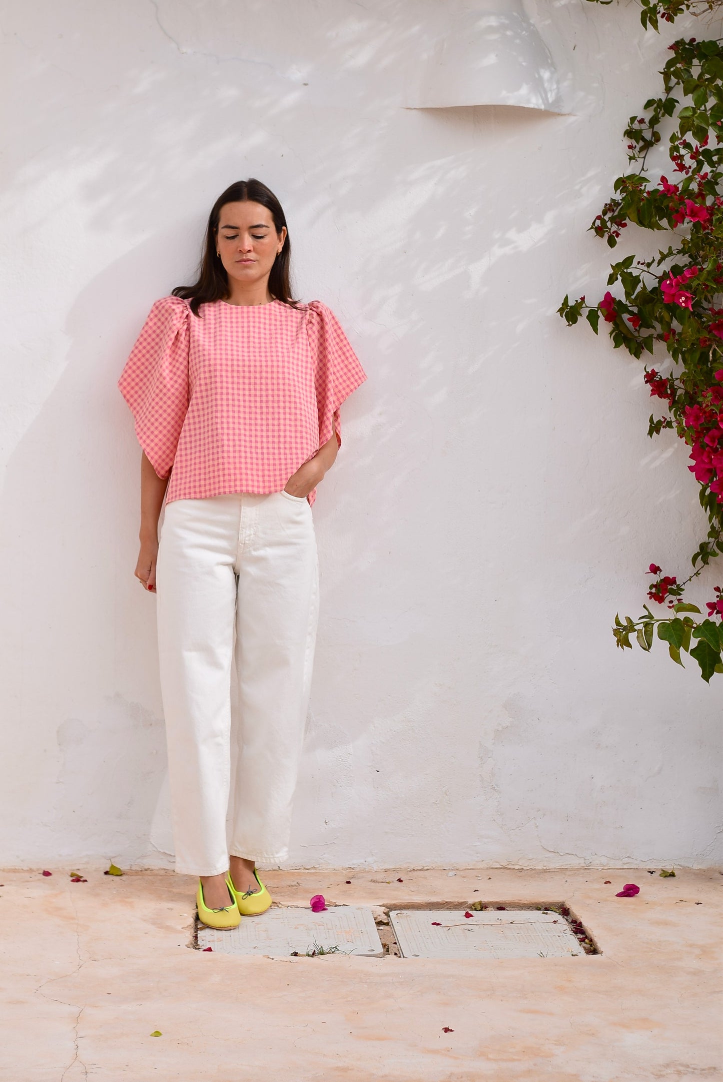 BLUSA FILIPA - VICHY ROSA