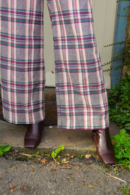 PANTALONES LUCÍA - ESCOCÉS ROSA - PREORDER 17 OCTUBRE
