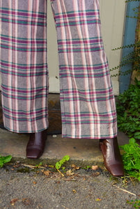 PANTALONES LUCÍA - ESCOCÉS ROSA -