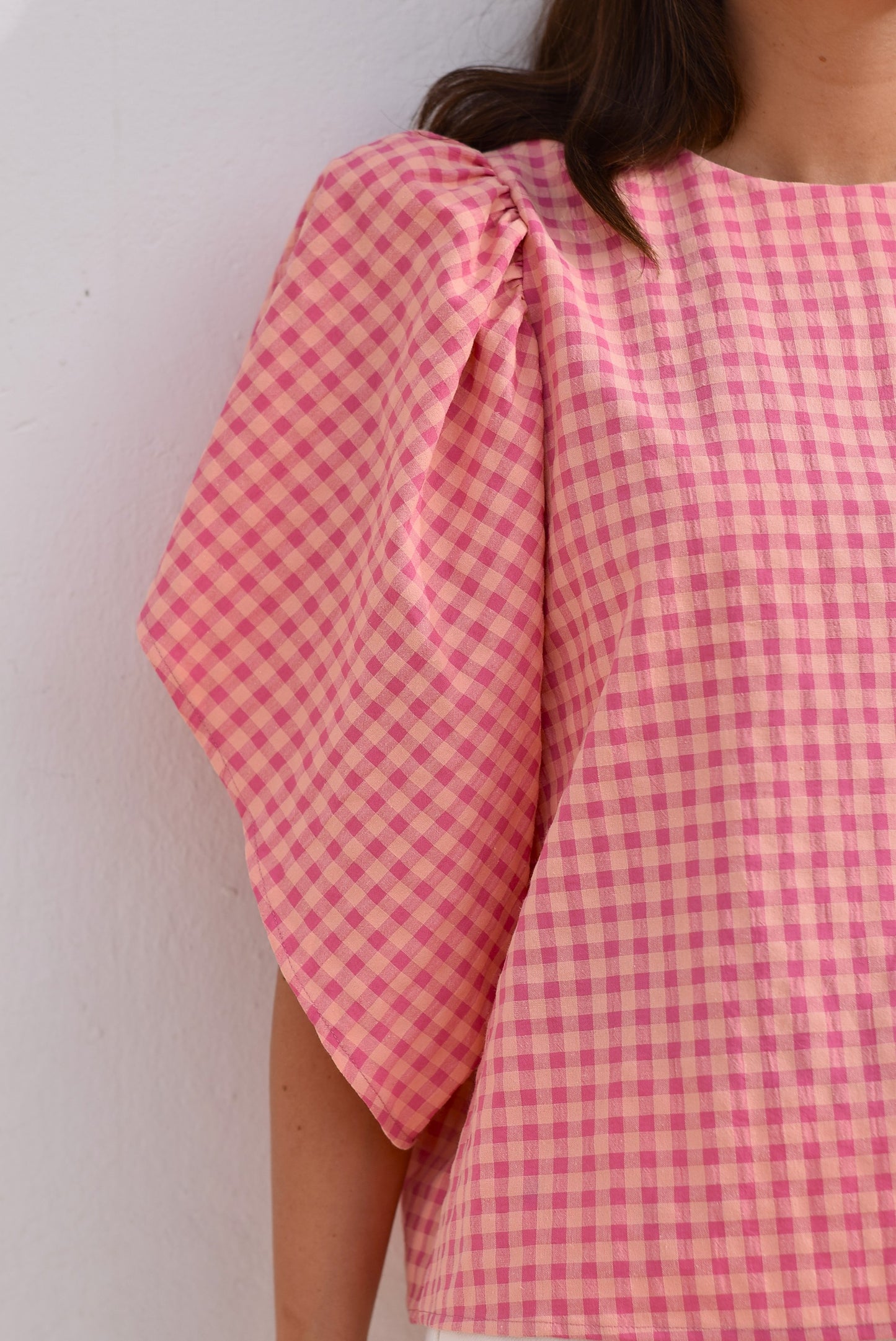 BLUSA FILIPA - VICHY ROSA