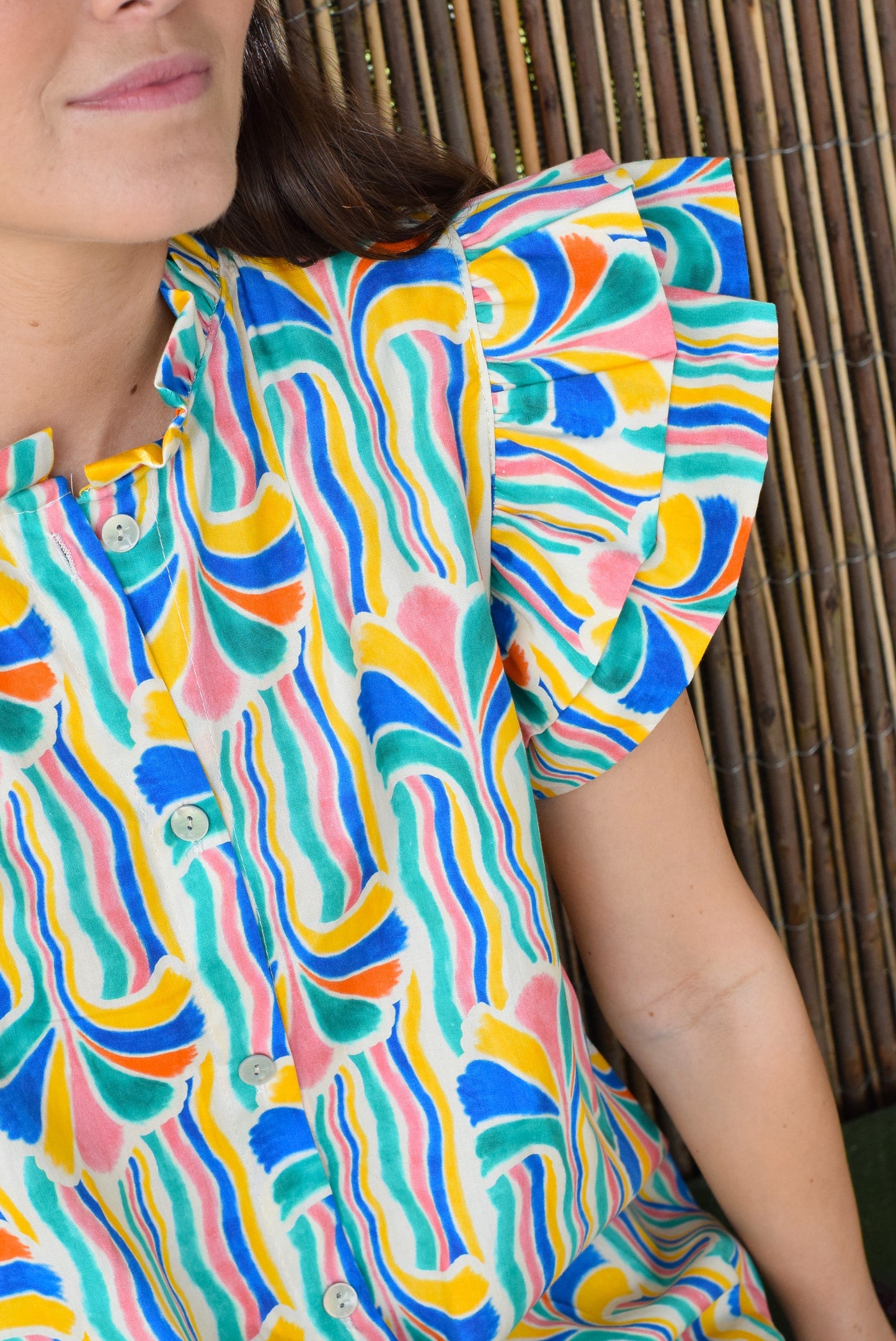 VESTIDO CASILDA - PALMERAS COLORES