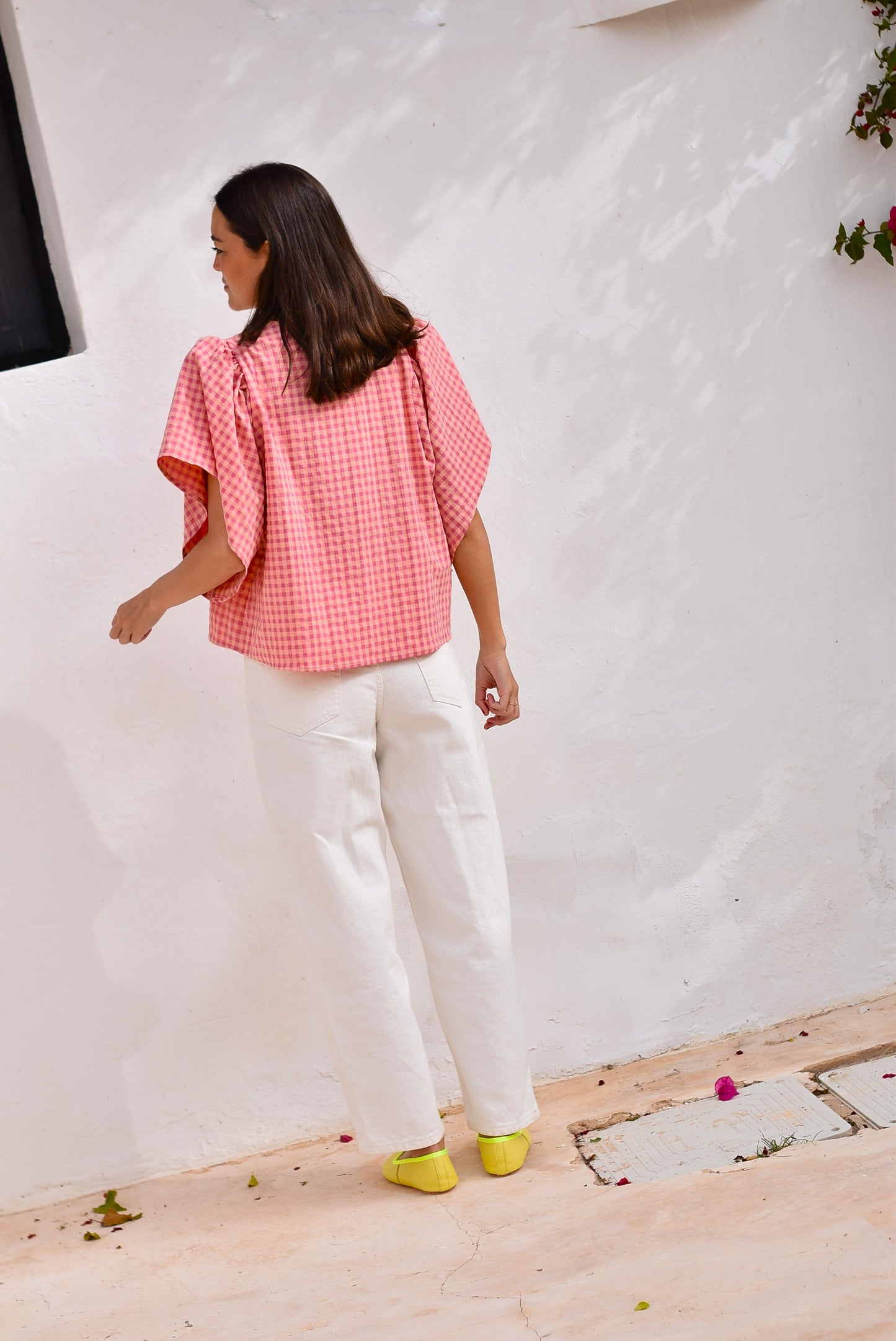 BLUSA FILIPA - VICHY ROSA