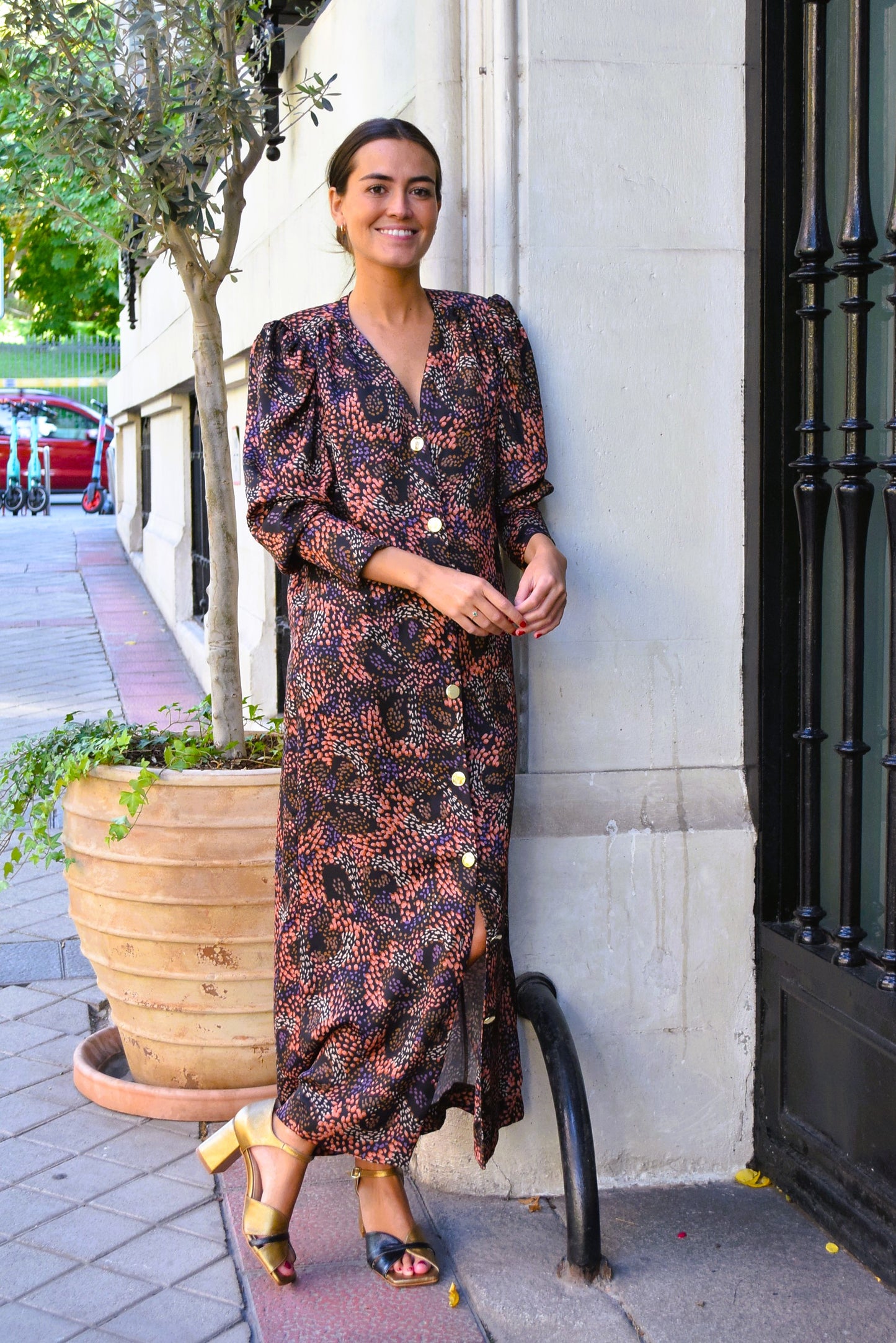 VESTIDO FABIOLA - MOTAS COLORES -