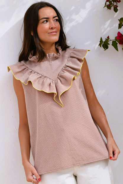 BLUSA ALBERTA - VICHY ROSA -