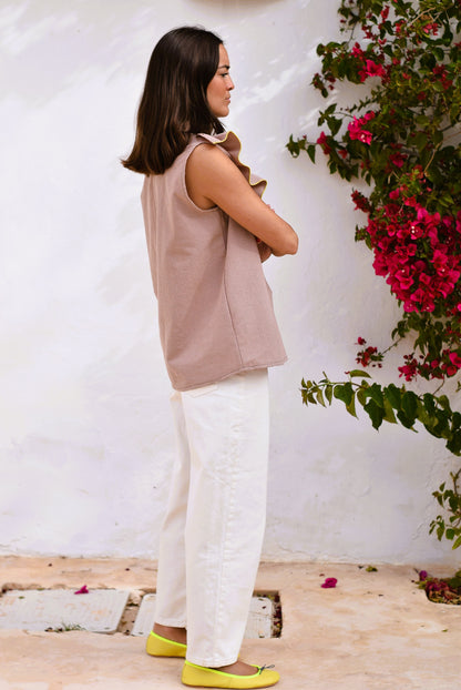 BLUSA ALBERTA - VICHY ROSA -