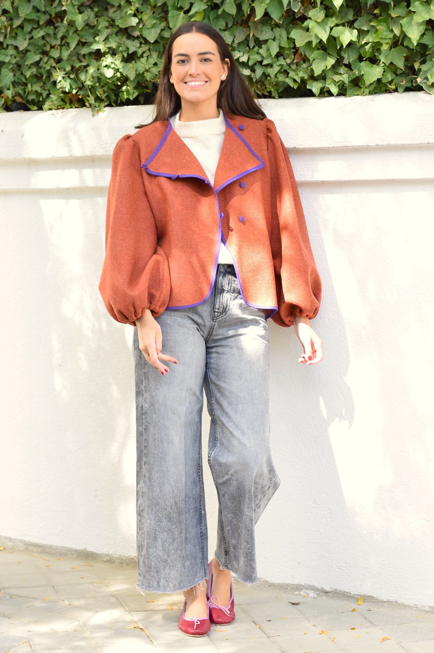 CHAQUETA SIMONA - NARANJA - PREORDER 20 OCTUBRE