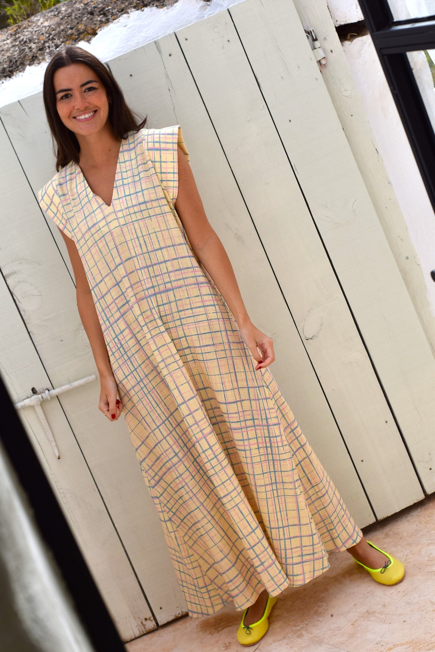 VESTIDO CARLOTA - AMARILLO -
