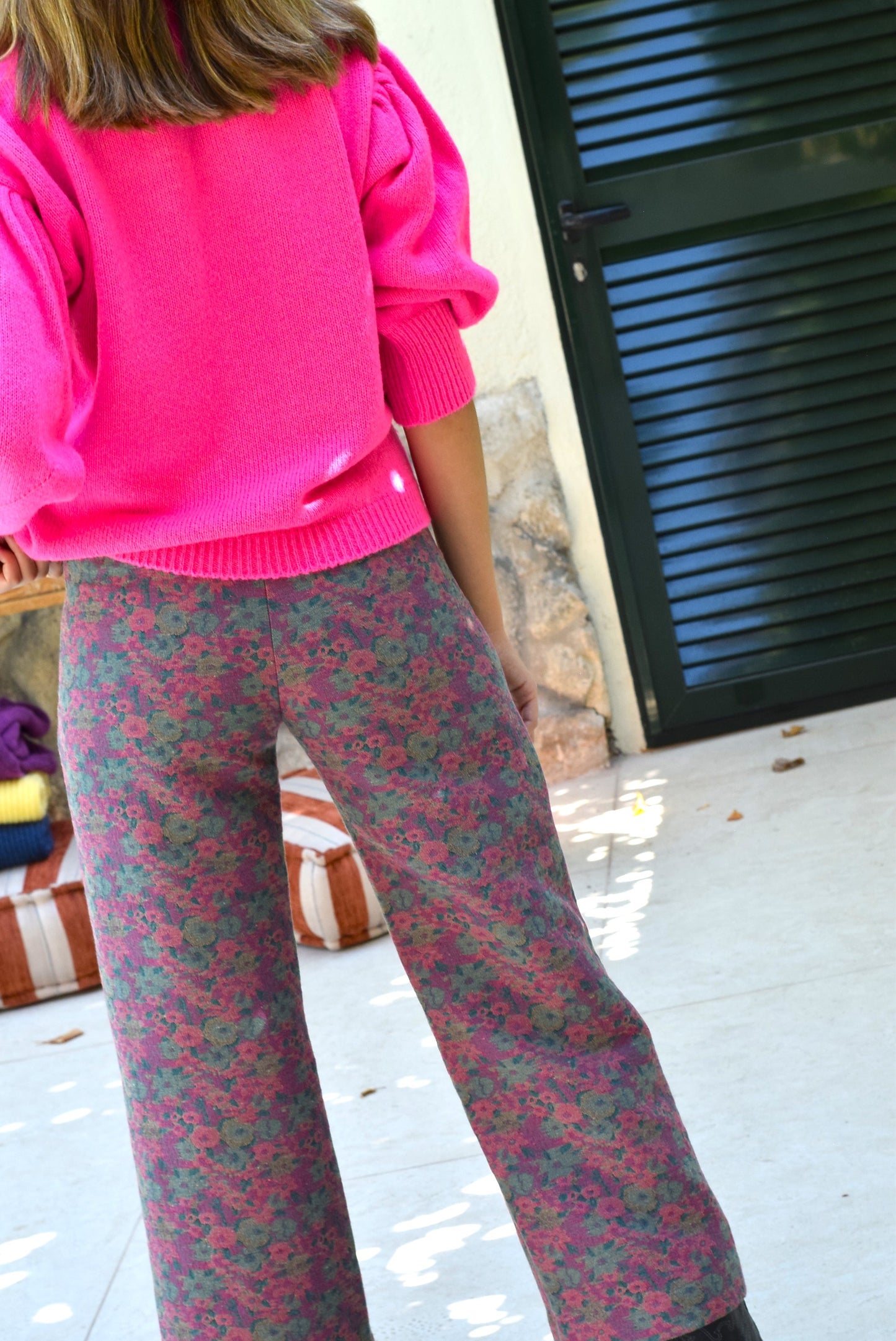 PANTALONES SOL - FLOR ROSA - PREORDER 26 NOVIEMBRE