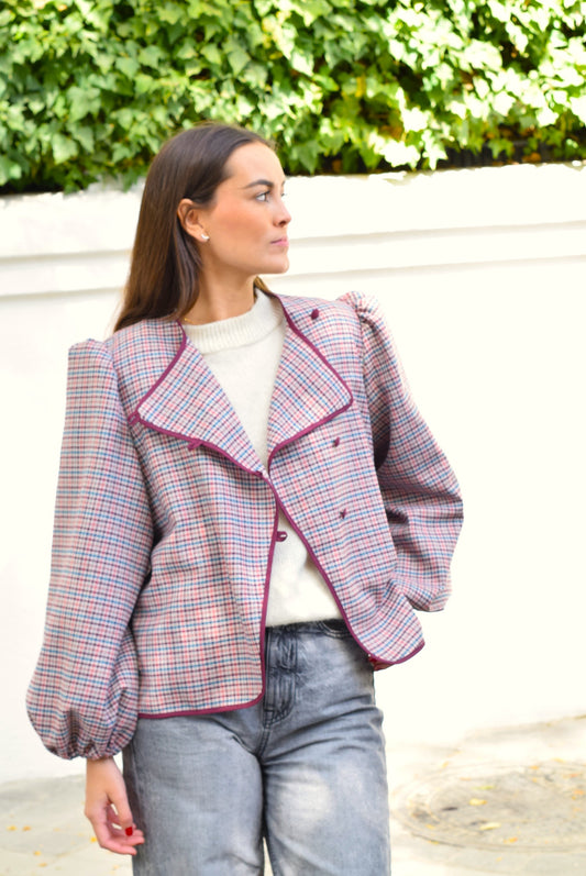 CHAQUETA SIMONA - GRANATE - PREORDER 20 OCTUBRE