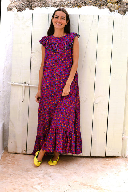 VESTIDO CONSTANZA - FUCSIA