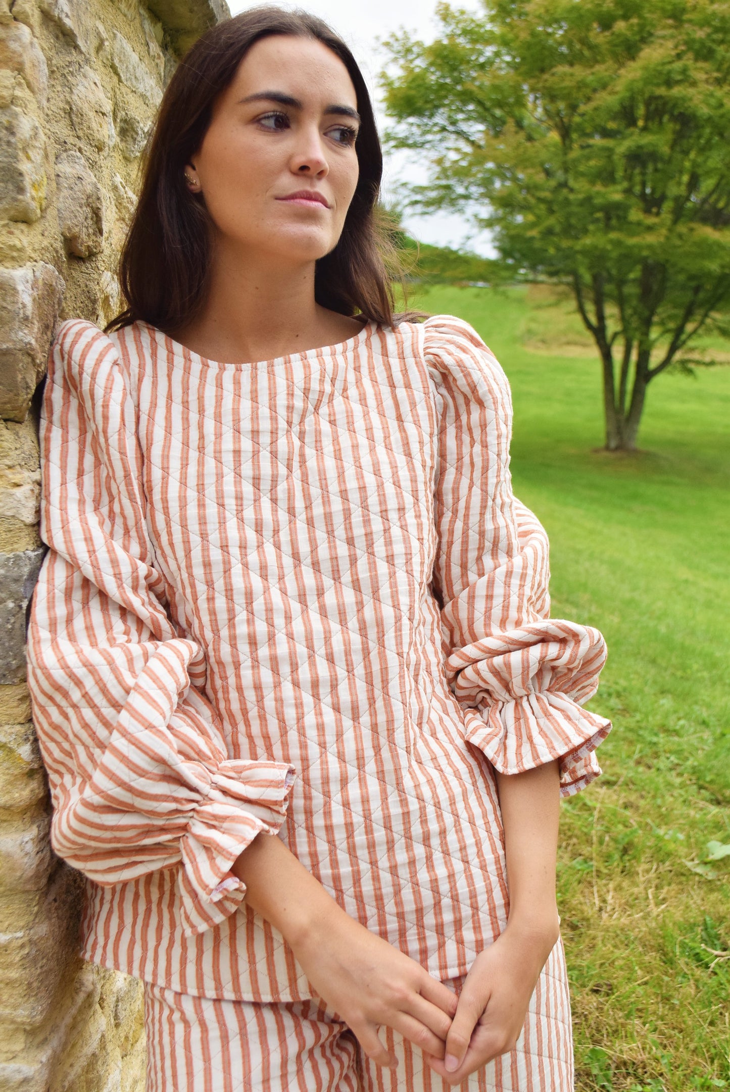 SUDADERA FEDERICA - RAYAS NARANJAS - PREORDER 9 DICIEMBRE