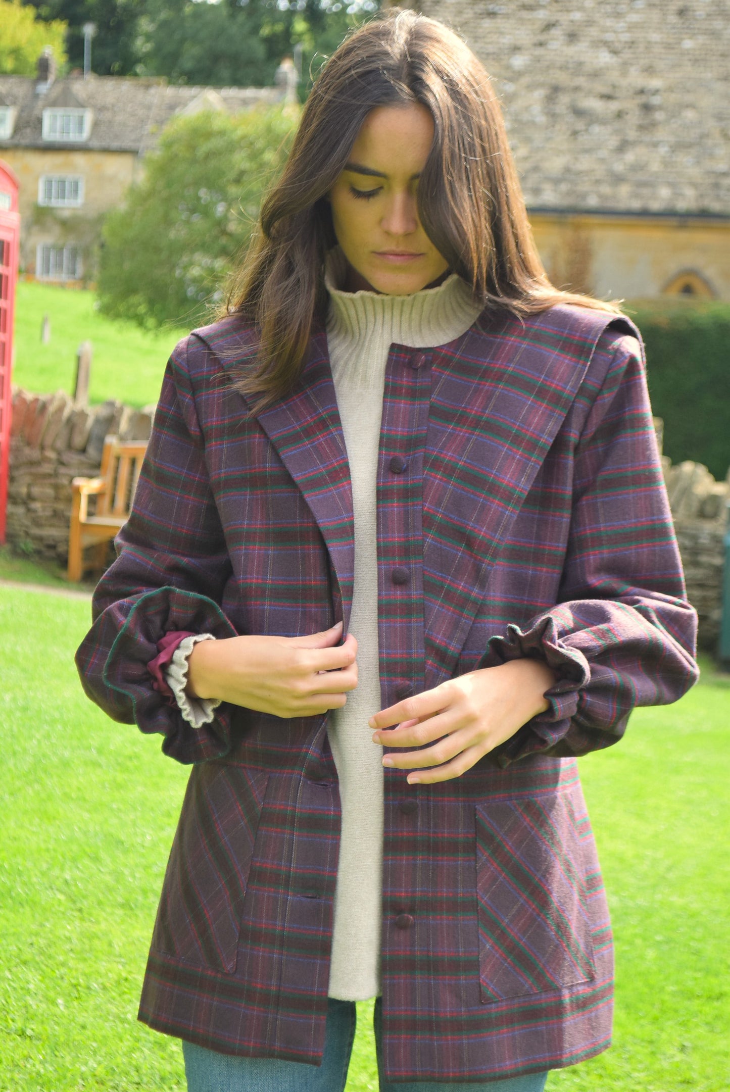 Chaqueta Burdeos Isabel 