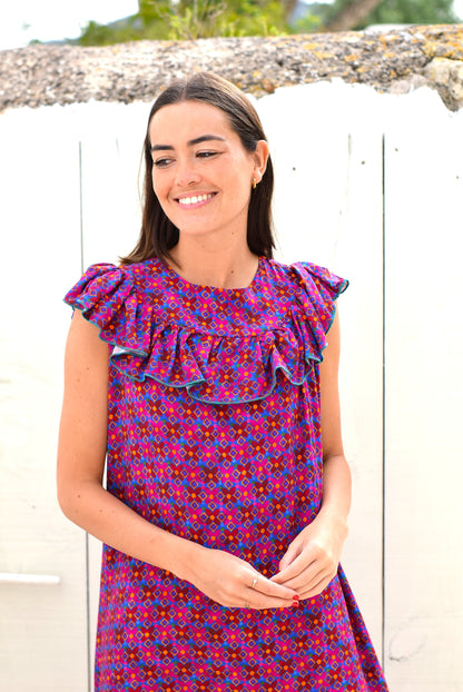 VESTIDO CONSTANZA - FUCSIA