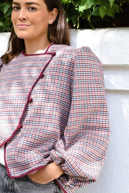 CHAQUETA SIMONA - GRANATE - PREORDER 20 OCTUBRE