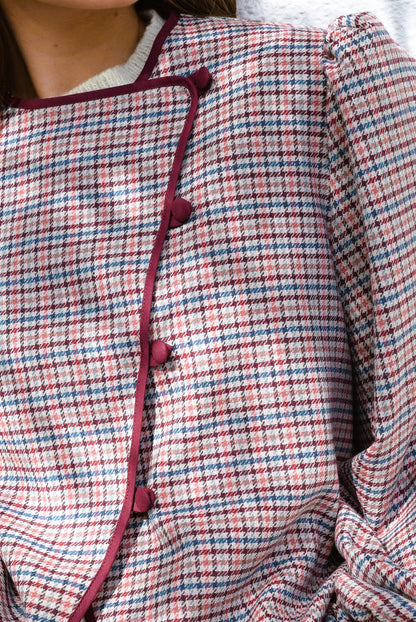 CHAQUETA SIMONA - GRANATE - PREORDER 20 OCTUBRE