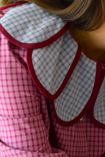 BLUSA PIA - CUADRO ROSA - PREORDER 5 SEPTIEMBRE