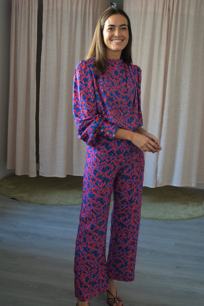 PANTALONES SOL - ROJO Y AZUL