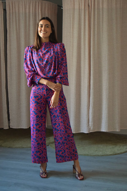 PANTALONES SOL - ROJO Y AZUL