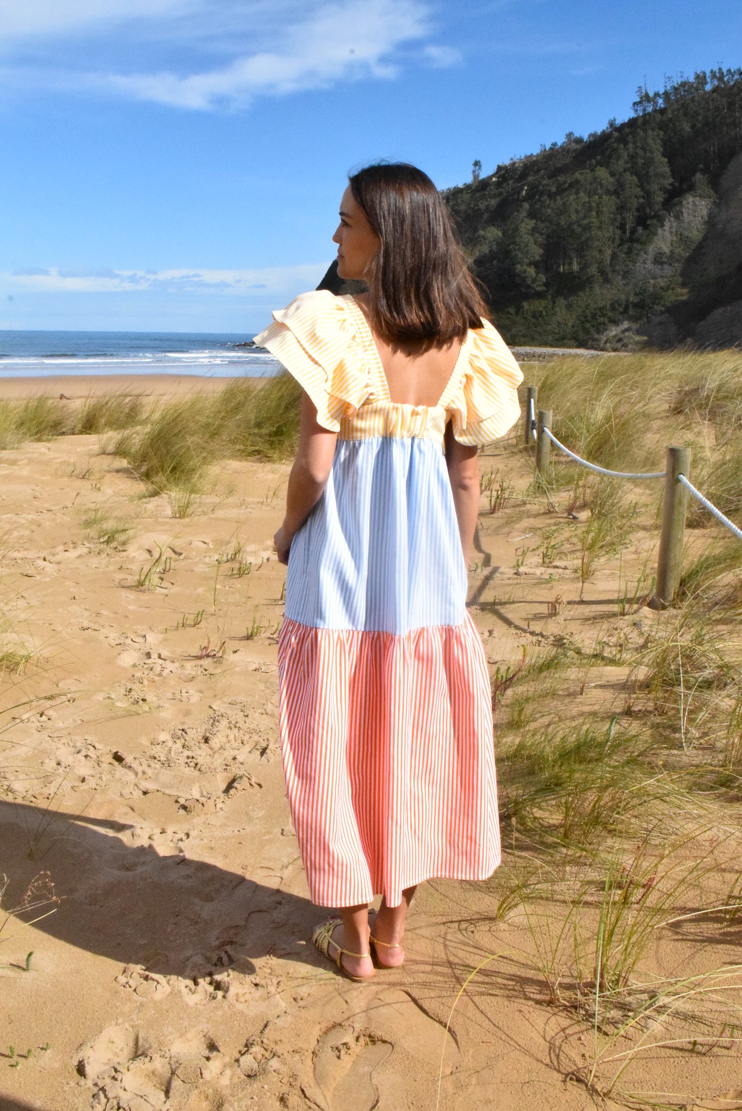 EMILIA DRESS - TRICOLOR -