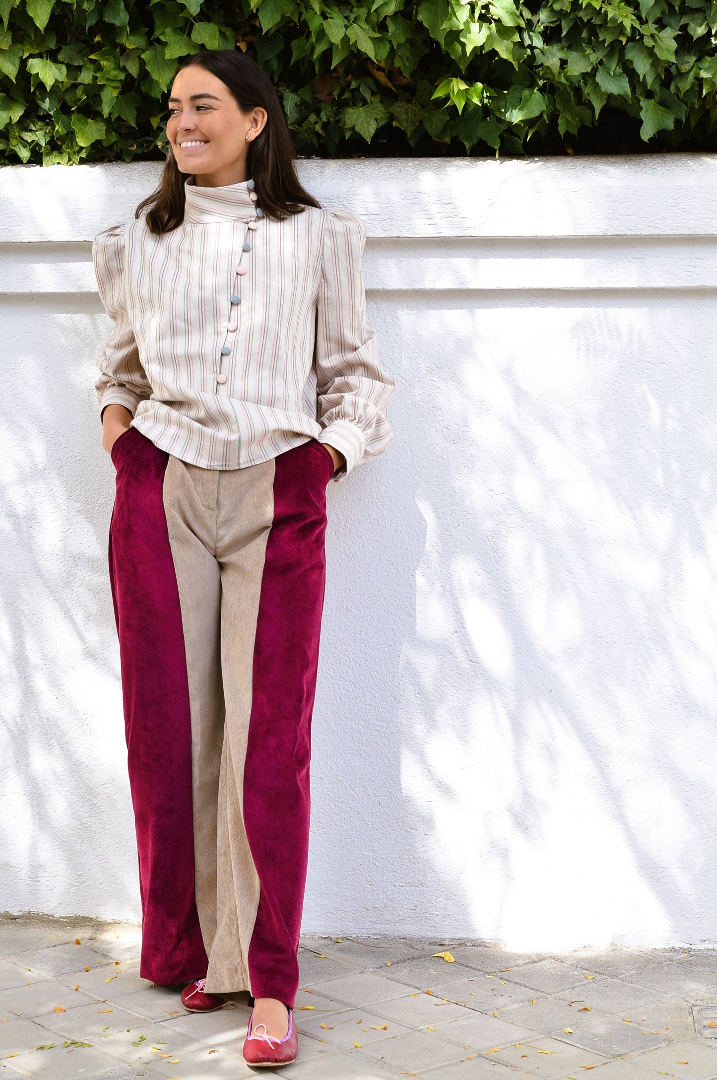 BLUSA VICTORIA - RAYAS COLORES