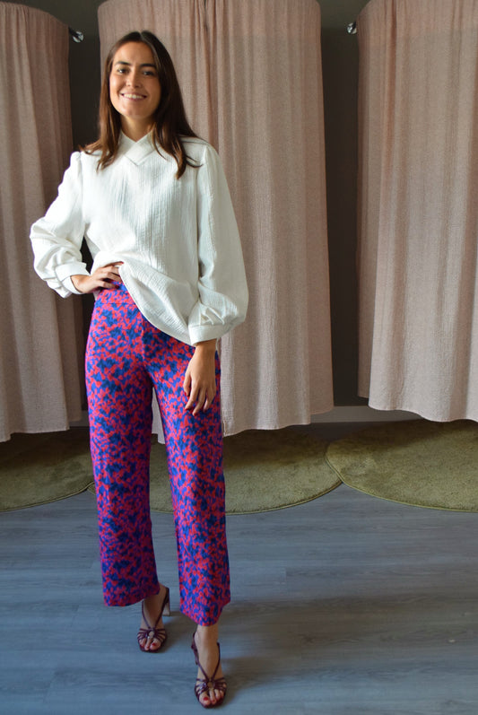 PANTALONES SOL - ROJO Y AZUL