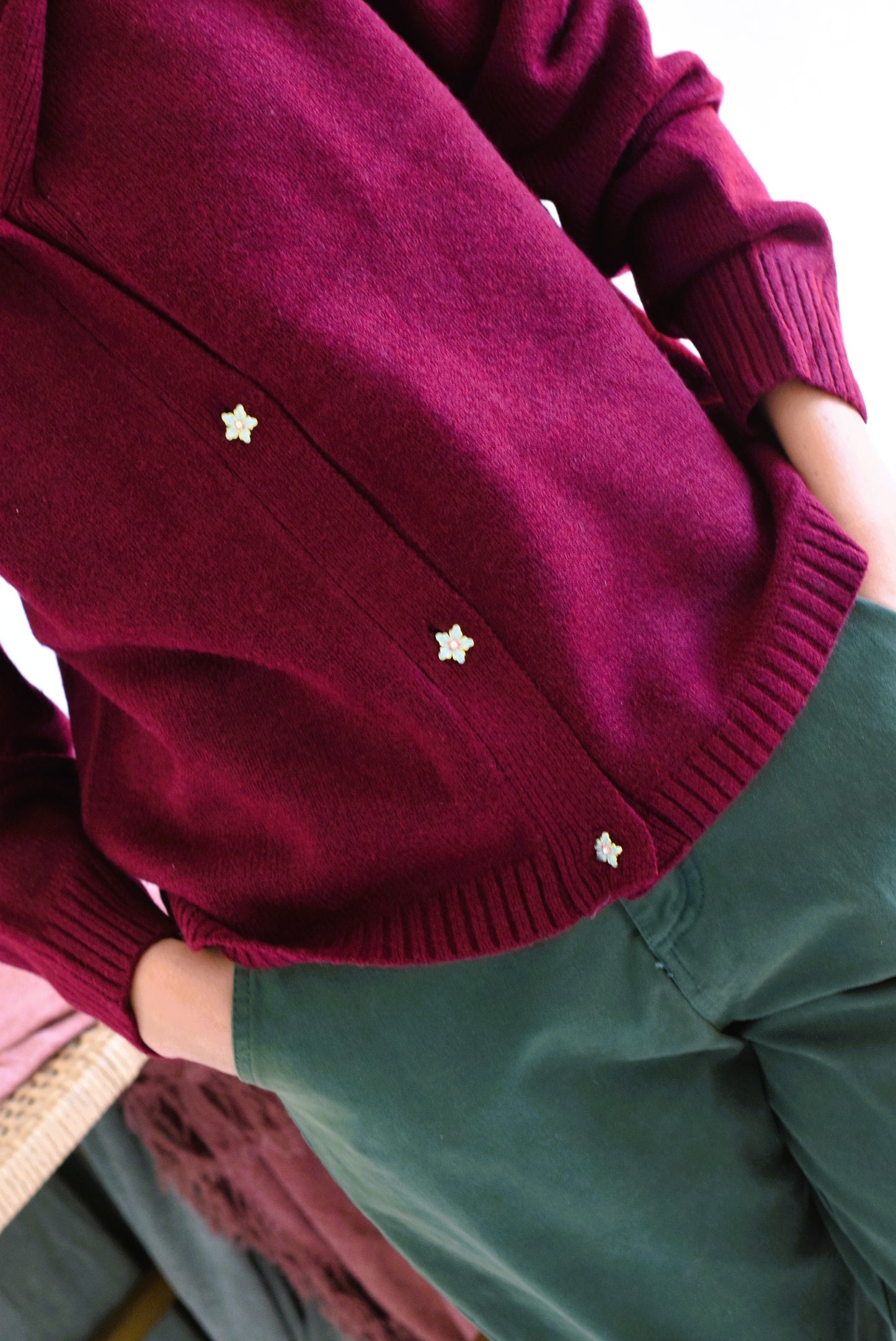 CHAQUETA MARINA - GRANATE