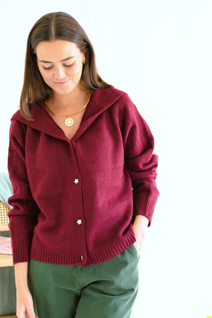 CHAQUETA MARINA - GRANATE