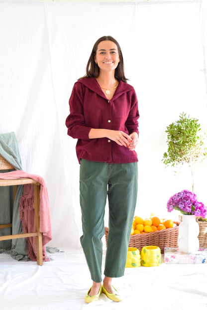 CHAQUETA MARINA - GRANATE