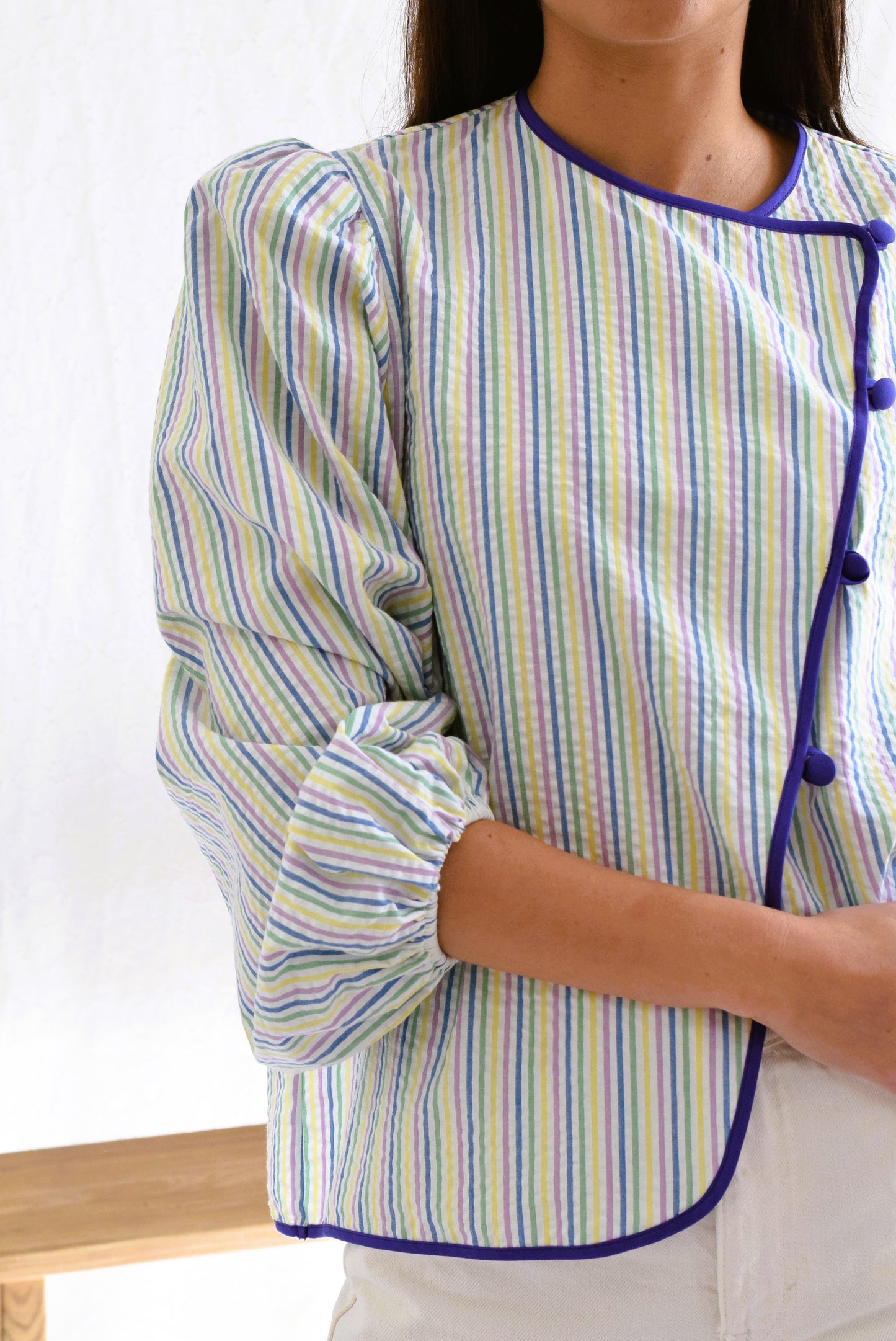 BLUSA FEDERICA - RAYAS COLORES