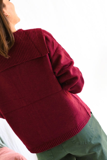 CHAQUETA MARINA - GRANATE